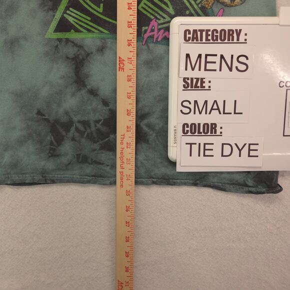 Def Leppard Band Graphic Crew Neck T Shirt Adult Mens Size Small S Tie Dye - Picture 6 of 9